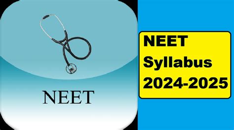 Neet Syllabus Complete Guide To Physics Chemistry And