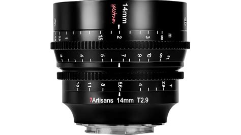 7Artisans Spectrum 14mm T2 9 Is A 459 Full Frame Cinema Lens