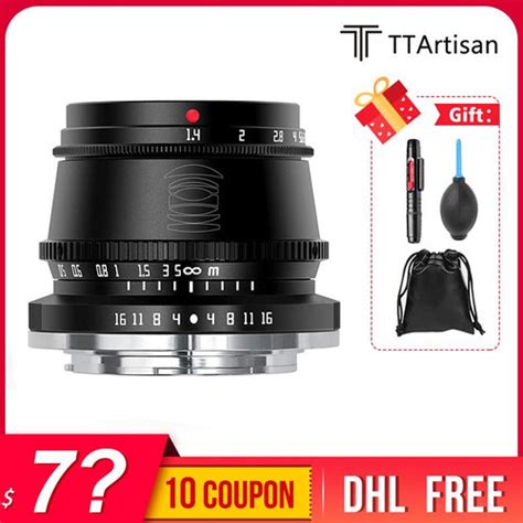 Jual Ttartisan Mm F Aps C Format Fixed Manual Focus Lens F