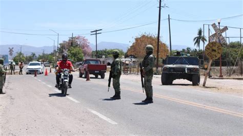 Fuerzas Federales De Seguridad Mantienen Operativos En Escuinapa Y Rosario