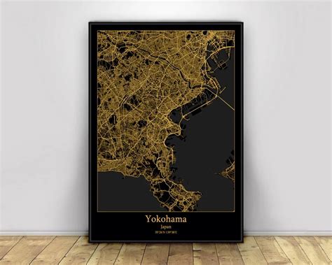 P Ster De Mapa De Ciudad Del Mundo Personalizado Impresiones En Lienzo