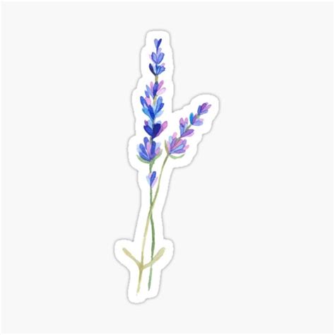 Watercolor Flower Sticker For Sale By Ovidiutimplaru Redbubble