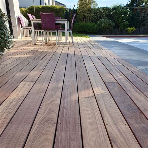 Terrasse De Plain Pied En Bois Exotique Padouk De M Tereny