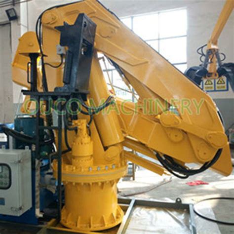 CCS Fully Foldable Marine Knuckle Boom Crane With Advance Components