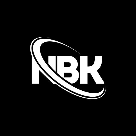 NBK logo. NBK letter. NBK letter logo design. Initials NBK logo linked ...