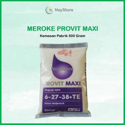 Jual PUPUK MEROKE PROVIT MAXI 500 GRAM KEMASAN ASLI PABRIK Shopee