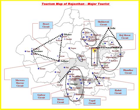 Major Tourist Circuits and Stand-alone Tourist Sites of Rajasthan- (Important GK for RAS Mains ...