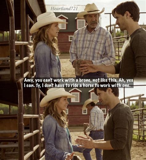 10x03 Heartland Season 10 Heartland Quotes Amy And Ty Heartland Heartland Ranch Favorite Tv