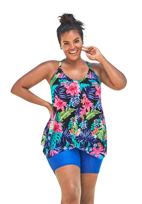 Plus Size Long Tankini Swimwear Hot Sex Picture