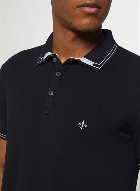 Polo Dudalina Mc Gola Jacquard Entarcea Masculina 08 75 1161 Dudalina