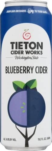 Tieton Cider Works Blueberry Cider 19 2 Fl Oz QFC