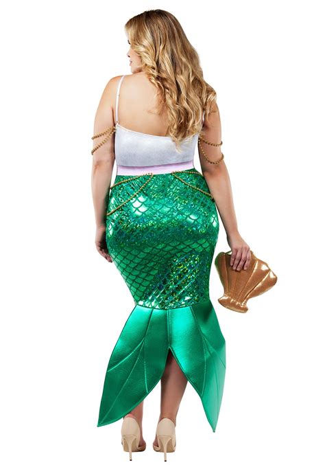 Women S Plus Size Alluring Sea Siren Mermaid Costume Sexy Mermaid Costume