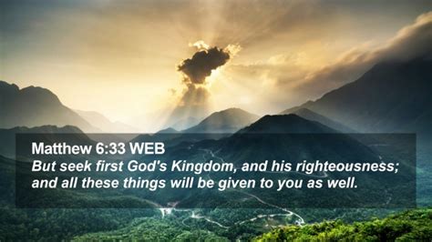 Matthew Web Desktop Wallpaper But Seek First God S Kingdom And His