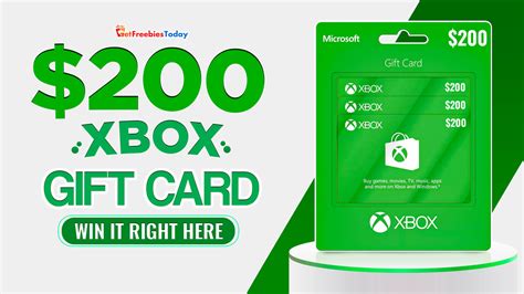 Free Xbox Gift Card Getfreebiestoday