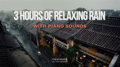 3 Hours Relaxing Sleep Music With Rain And Piano Sounds Study And