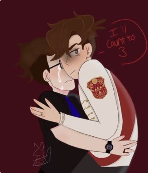 A Drawing Of A Man Hugging Another Man With The Caption Ill Court To 3