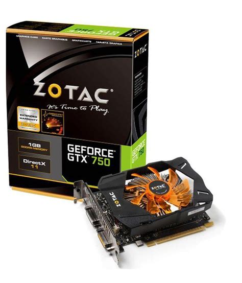 ZOTAC NVIDIA GeForce GTX 750-1GB DDR5 (ZT-70701-10M) Graphics Card ...
