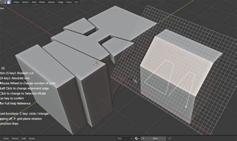 Easy Boolean Slicing And Cutting In Grid Modeler Blendernation