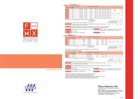 Tfgn Ii Series Tajima Pdf Catalogs Technical Documentation Brochure