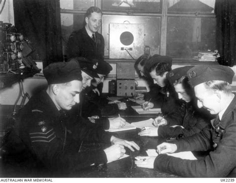 Informal Group Portrait Of Members Of No 467 Lancaster Squadron RAAF