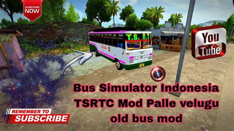 Bus Simulator Indonesia Lo Tsrtc Bus Mod Realistic Mobile Game Palle