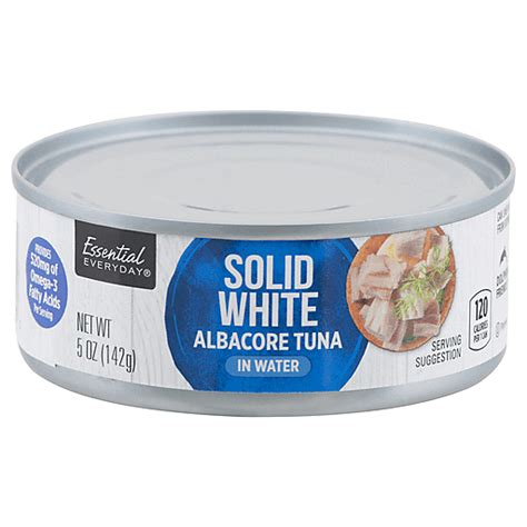 Essential Everyday Albacore Tuna Solid White 5 Oz Canned Tuna