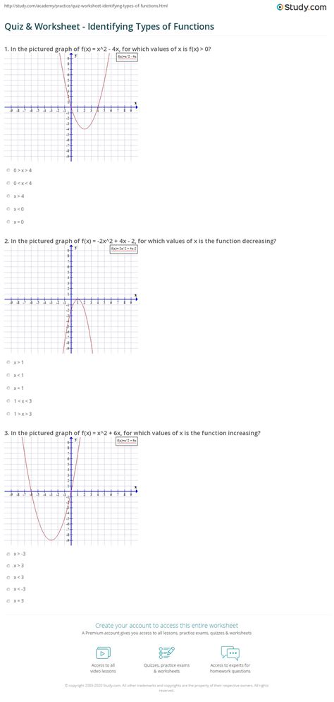 Identifying Linear Functions Worksheet Printable Calendars At A Glance