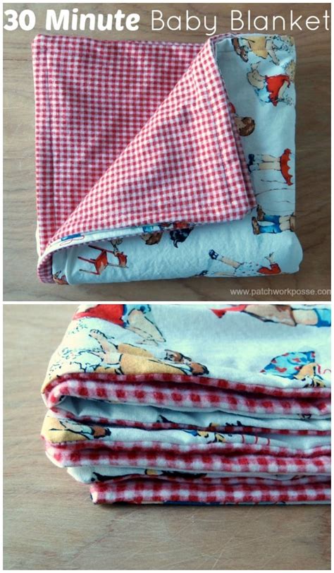 Easy Baby Blanket Patterns To Sew | Bruin Blog