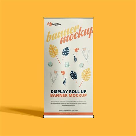 Free Display Roll Up Banner Mockup Css Author