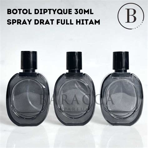 Jual Botol Parfum Diptyque Ml Drat Full Hitam Botol Parfum Oval