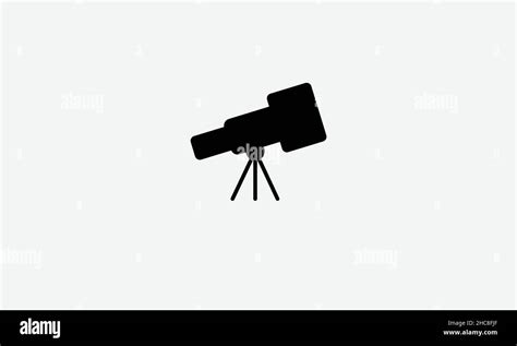 Telescope Vector Logo Design Stock Vector Image Art Alamy