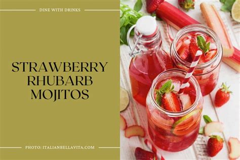 Strawberry Rhubarb Cocktails To Sip On This Summer Dinewithdrinks