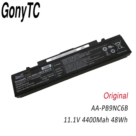 GONYTC batería original para ordenador portátil Samsung aa pb9nc6b