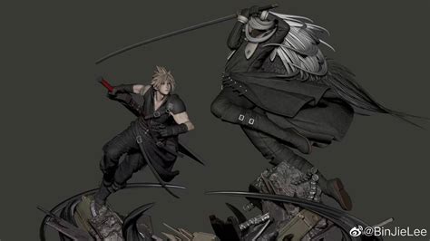 FanArt Studio Final Fantasy VII: Advent Children Cloud vs Sephiroth ...