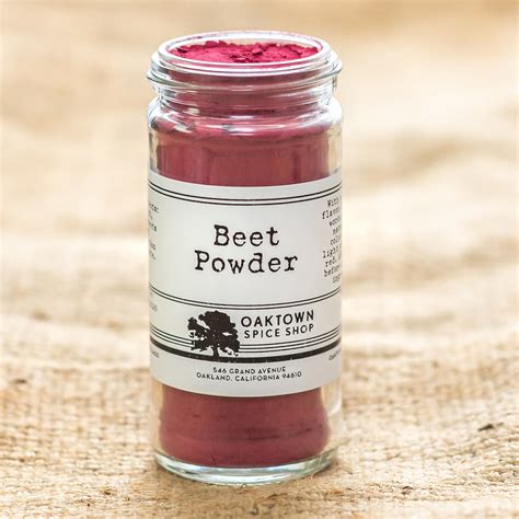 Beet Powder in 1/2 Cup Bag or Jar from $5.75 | Oaktown Spice Shop