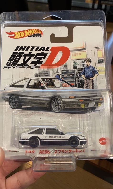 Hot Wheels X Initial D Collaboration Toyota AE86 Sprinter Trueno Tofu