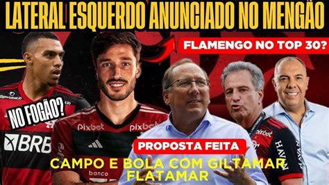 LATERAL ESQUERDO É ANUNCIADO NO MENGÃO FLAMENGO NO TOP 30 O MAIS RICO