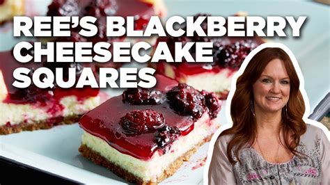 How To Make Rees Blackberry Cheesecake Squares The Pioneer Woman Food Network Youtube