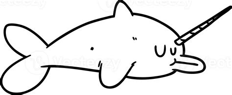 cartoon narwhal icon 40816848 PNG