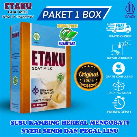 Etaku Goat Milk Original Natural Herbal Milk Powder To Relieve Bone And