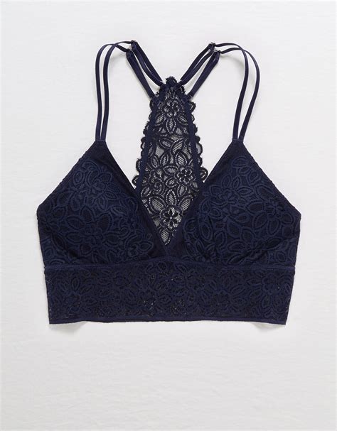 Aerie Desert Lace Racerback Bralette Bralette Racerback Bralette Padded Lace Bralette