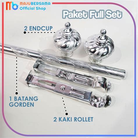 Jual Besi Gorden Full Set Batang Hordeng Tiang Gorden Rel Gorden Besi