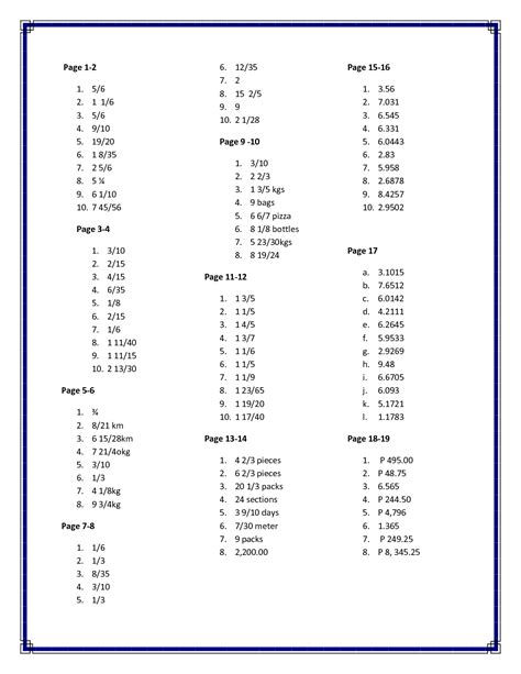 Eureka Math Grade 6 Module 4 Lesson 2 Division Of Fractions Answer