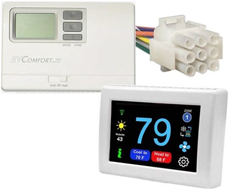 Micro Air Asy 354 X02 C Easytouch Rv 354c Touchscreen Thermostat With Bluetooth White