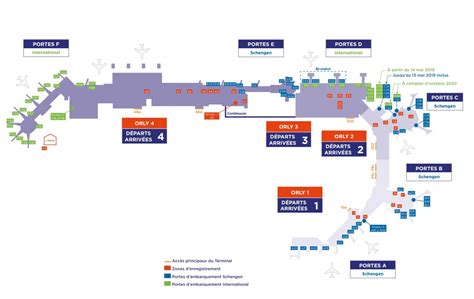 Orly Airport Terminal Maps