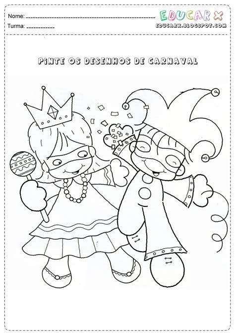 Atividades De Carnaval Para Ensino Fundamental