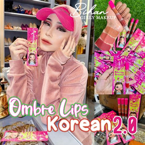 Bihan Ombre Lips Korean 20 Bihan Girly Makeup Bgm Lipmatte Lipgloss