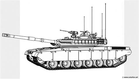 Coloring Page Of Military Tanks Download Or Print For Free