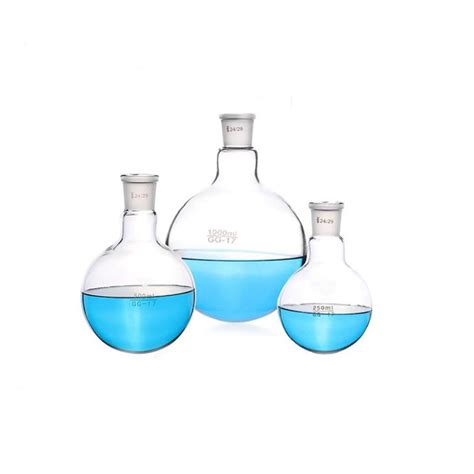 China Customized Laboratory Glassware 250ml 500ml Round Bottom Flask