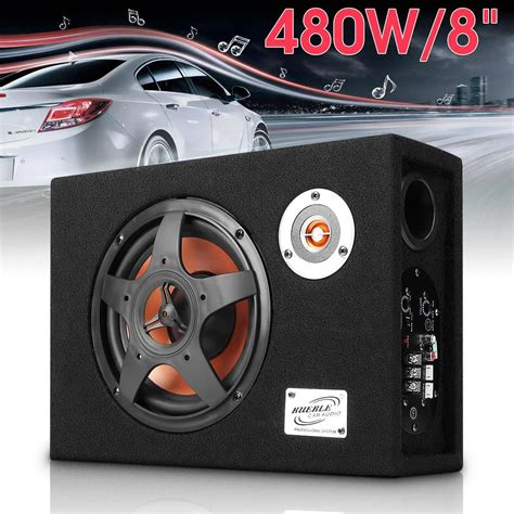 8 Inch 480W Car Speaker Under Seat Car Subwoofer Modified Speaker ...